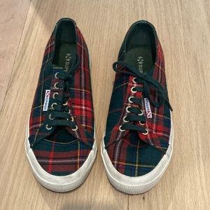 Superga Tartan Low Top Sneakers Size 41/11